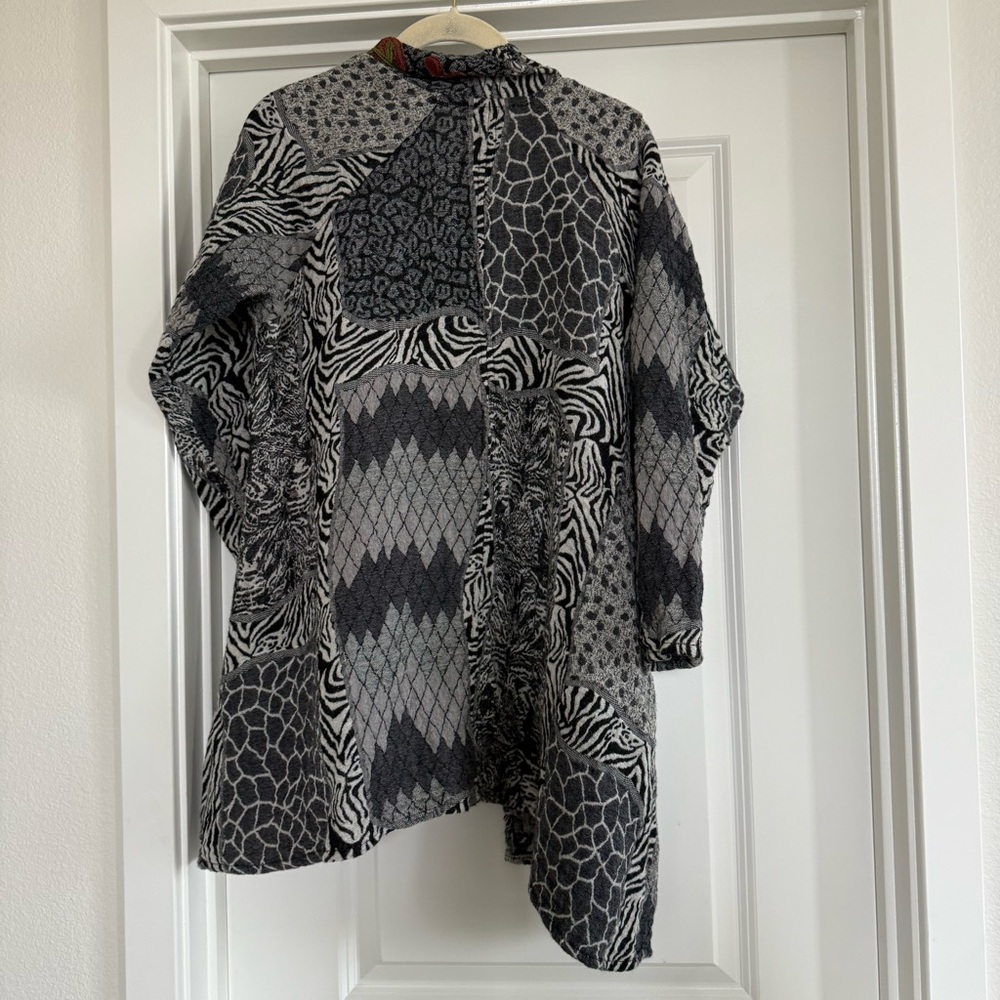 Soft Surroundings S/M Patchwork Mixed Animal Prin… - image 3